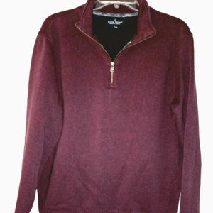 Tailor Vintage Connecticut original long sleeve 1/4 zip sweatshirt sweat…